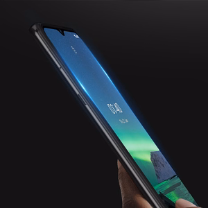 Dux Ducis 10D karkaistu lasi Kova näytönsuoja Full Coveraged kehyksellä Nokia 1.4 läpinäkyvä (kotelo ystävällinen)