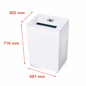 HSM Pure 530 – paperisilppuri, mikroleikkaava, 1,9×15 mm, 80 l (2352111)