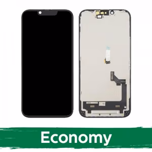 LCD-naytto yhteensopiva iPhone 16e, musta (INCELL / Economy) Removable IC