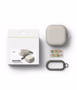 Ringke Silicone suojakuori Samsung Galaxy Buds 4 / 4 Pro:lle beige
