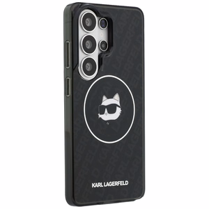 Karl Lagerfeld suojakuori IML Repeated Choupette MagSafe Samsung Galaxy S26 Ultra:lle musta