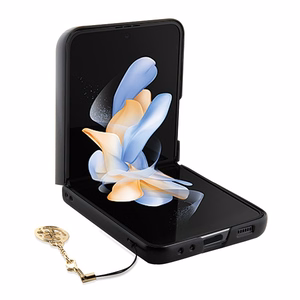 Guess 4G Charms Collection kotelo Samsung Galaxy Z Flip 5 - harmaa