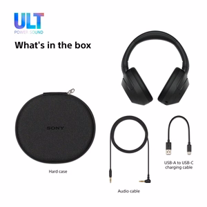 Sony ULT WEAR – langattomat Bluetooth-kuulokkeet ULT POWER SOUND -äänellä, syvällä bassolla, melunvaimennuksella ja jopa 30 h akulla