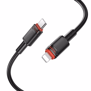 Borofone Kaapeli BX110 Beneficio - USB Lightning-liittimeen - 2,4A 1 metri musta