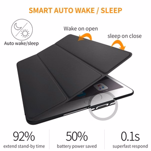 Tech-Protect SmartCase Suojakuori iPad 9.7 tuumaa 5 / 6 2017-2018 - Musta