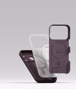 Ringke MagSafe -silikonisuojakuori laitteelle iPhone 18 Pro – tummankirsikanpunainen