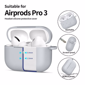 Tech-Protect Silikoninen Hook Suojakuori AirPods Pro:lle - Harmaa