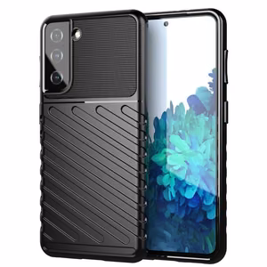 Thunder Case silikoninen panssarikuori Samsung Galaxy A14 5G:lle - musta