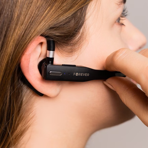 Forever wireless headset BH-100 with charging case black