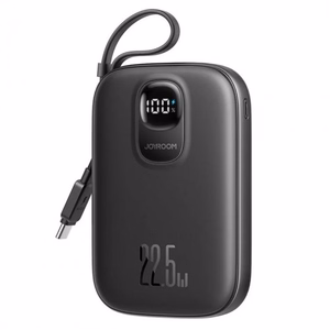 External battery Power Bank Joyroom JR-PBF17 22.5W with USB-C cable 10000mAh black