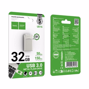 Muistitikku 32GB USB 3.0 (USB A) Hoco UD16 nikkeli