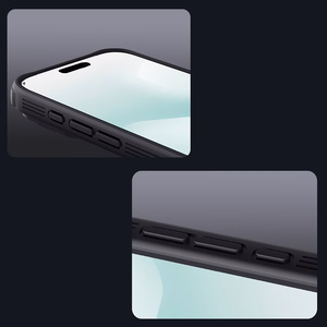 Nillkin CamShield Pro MagSafe-yhteensopiva suojakuori iPhone 17 Pro Max:lle - läpinäkyvä musta