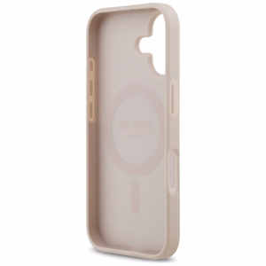 Guess 4G Circle Classic Logo MagSafe -suojakuori iPhone 17 - pinkki