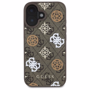 Guess 4G Printed Stripes MagSafe Suojakuori iPhone 16:lle - Ruskea