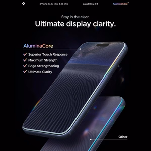 Spigen Glas.tR EZ Fit Karkaistu lasi iPhone 16 Pro / 17 / 17 Pro - 2 kpl