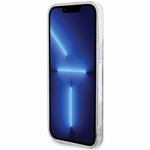 Karl Lagerfeld KLHMP14XHGKCNOT Karl & Choupette Glitter suojakuori laitteelle iPhone 14 Pro Max 6.7", MagSafe-yhteensopiva, läpinäkyvä