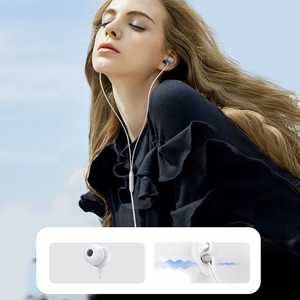 Joyroom JR-EC06 USB-C in-ear kuulokkeet - Hopeinen