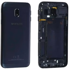 Takakansi Samsung J330 J3 2017 musta alkuperäinen (käytetty, Grade C)