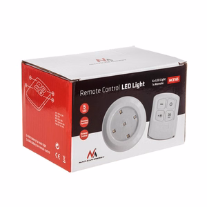 Maclean MCE165 – kauko-ohjattava LED-valaisinsarja, 6 kpl, AAA-paristot