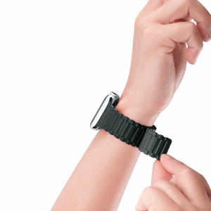 Dux Ducis Strap (Armor Version) hihna Apple Watch Ultra, SE, 9, 8, 7, 6, 5, 4, 3, 2, 1 (49, 45, 44, 42 mm) silikoni magneettinen hihna rannekoru vihreä
