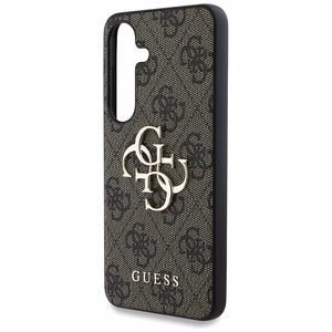 Guess Big 4G Logo Classic Logo Suojakuori Samsung Galaxy S25:lle ruskea