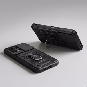 Tech-Protect CamShield Pro -suojakuori Xiaomi Redmi 17 4G / 5G -malleille, musta