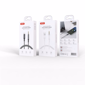 XO audiokaapeli NB-R279B USB-C - jack 3,5mm 1,0m, valkoinen