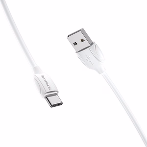 USB-kaapeli Borofone BX19 USB-A – USB-C 1,0 m valkoinen