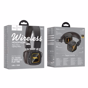 Wireless headphones Hoco W72 brown