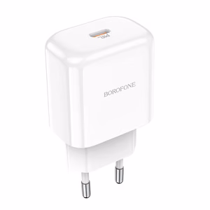 Borofone Seinälaturi BN3 Premium - Type C - QC 3.0 PD 2.0 20W valkoinen