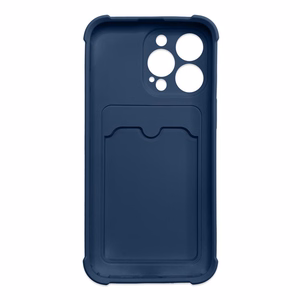 Kortti Armor Case Pussi Cover Xiaomi Redmi Note 10 / Redmi Note 10S kortti lompakko Silikoni Armor Cover Air Bag Navy Blue