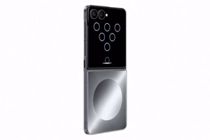 FF776CJE magneettinen Flipsuit-suojakuori Samsung Galaxy Flip 8, harmaa