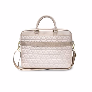Guess Quilted laukku 16 kannettavalle tietokoneelle - vaaleanpunainen