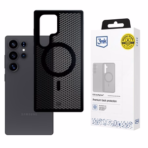 3mk COOLing MagCase Samsung Galaxy S25 Ultralle - Musta
