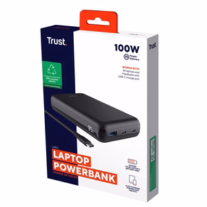 Trust Laro - 100W kannettavan varavirtalähde (musta)