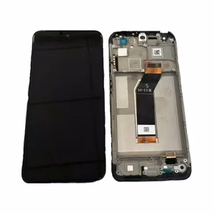 LCD-näyttö Xiaomi Redmi 10 2022 kosketusnäytöllä ja kehyksellä musta alkuperäinen (huoltopakkaus)
