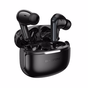 Borofone TWS Bluetooth kuulokkeet FQ9 Plus Peaceful ANC+ENC musta