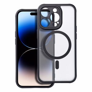 Suojakuori Samsung A57:lle Full Matte Mag Cover yhteensopiva MagSafen kanssa musta