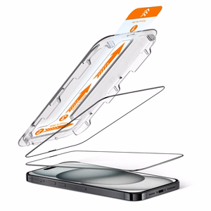 Crong EasyShield 2-Pack karkaistut näytönsuojalasit iPhone 16 Plus / 15 Plus -laitteelle, 2 kpl