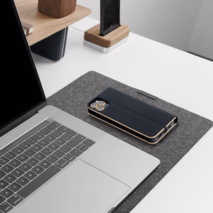 Läppäsuojakuori Samsung A54 5G:lle Luna Book Gold musta