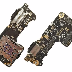 Flex Xiaomi 12 5G/12X 5G/12S 5G latausliittimellä ja mikrofonilla, SIM-kortin kontaktilla HQ
