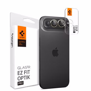 Spigen Optik Pro GLAS.TR EZ FIT kamerasuoja 2 kpl iPhone Air:lle - Kultainen