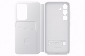 ZS921CWE Smart View Wallet suojakuori Samsung Galaxy S24, valkoinen