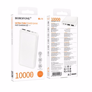 Borofone BJ78 Clever varavirtalähde 10000mAh 2xUSB valkoinen