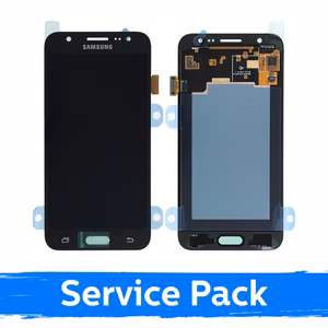 LCD-näyttö yhteensopiva Samsung J500 J5 musta (Service Pack)