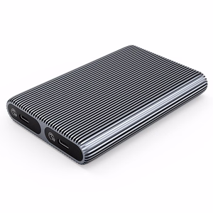 Orico AM2C3-2N kaksoislevykotelo kahdelle M.2 NVME USB-C 3.2 10Gb/s asemalle - harmaa