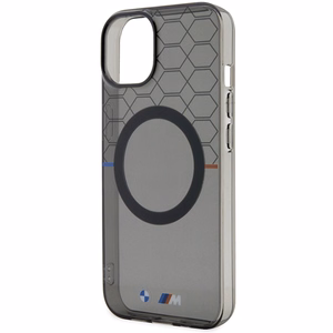 BMW BMHMP14SHGPK Suojakuori iPhone 14 6.1" harmaa/harmaa Pattern MagSafe