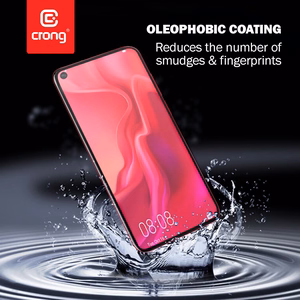 Crong 7D Nano Flexible Glass 9H hybrid screen protector for Realme C11