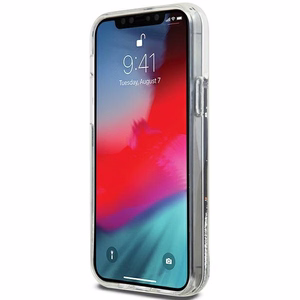 DKNY Liquid Glitter Big Logo Suojakuori iPhone 12 Pro/12:lle - musta