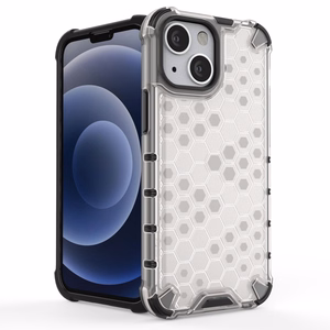 Honeycomb Asia panssari kansi TPU puskuri iPhone 13 mini vihreä